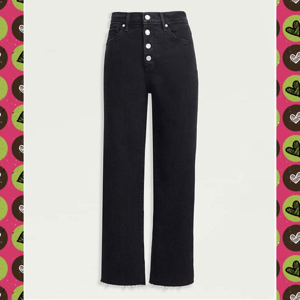 NWOT High-Rise, Wide-Leg Jeans - LOFT